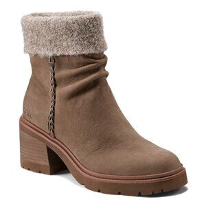 Earth Women's Gresa Cozy Waterproof Block Heel Booties